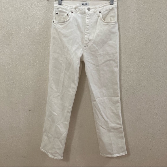 Agolde Denim - Agolde Los Angeles Women’s Jeans Demin Straight Cream Size 28